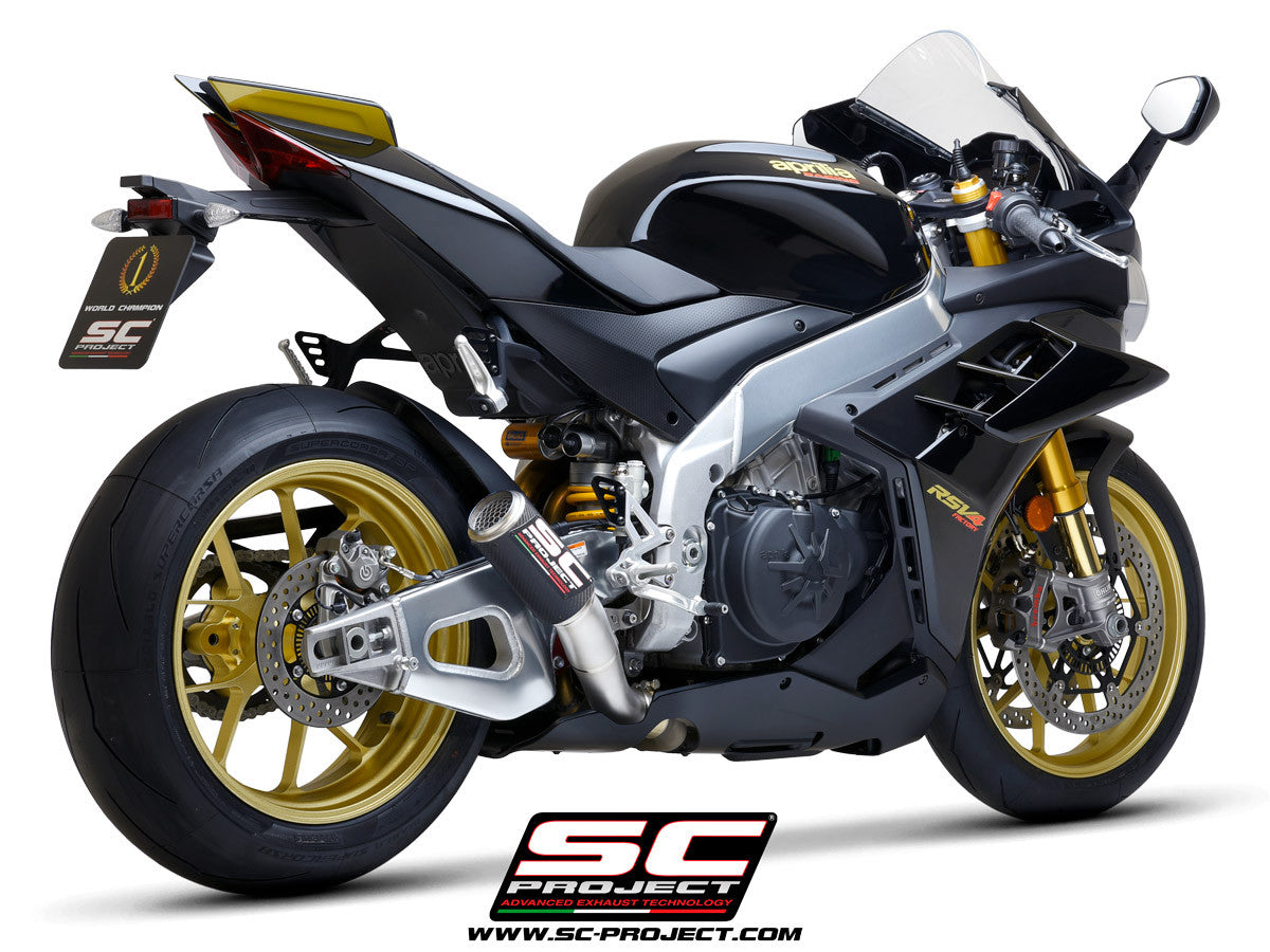 SC-Project Slip-On CR-T Aprilia RSV4 1100 Factory (21-24) A27A-T36
