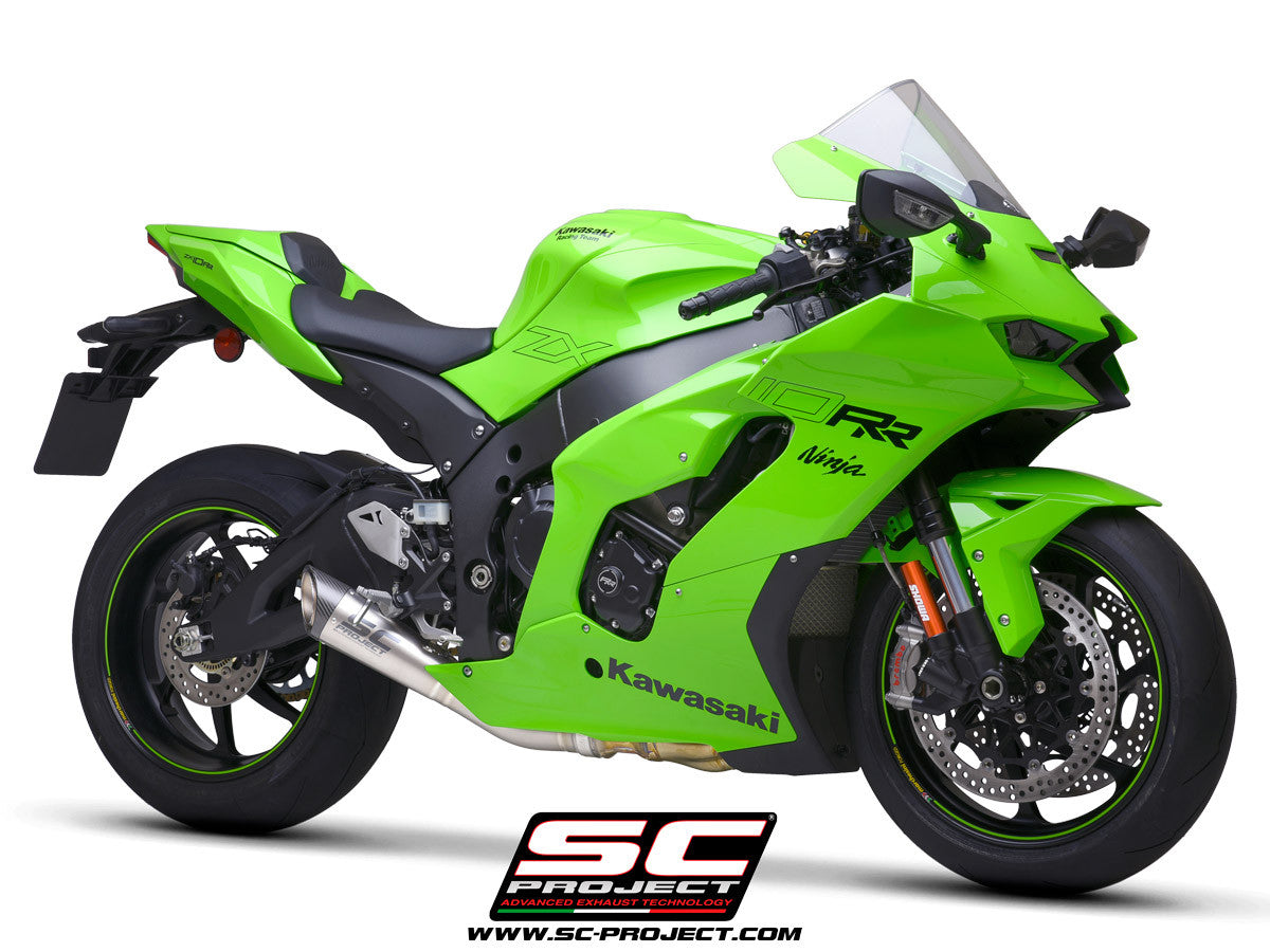 SC-Project Slip-On S1 + KAT-Ersatzrohr Kawasaki ZX-10 R/RR (21-26) K38A-DET41T