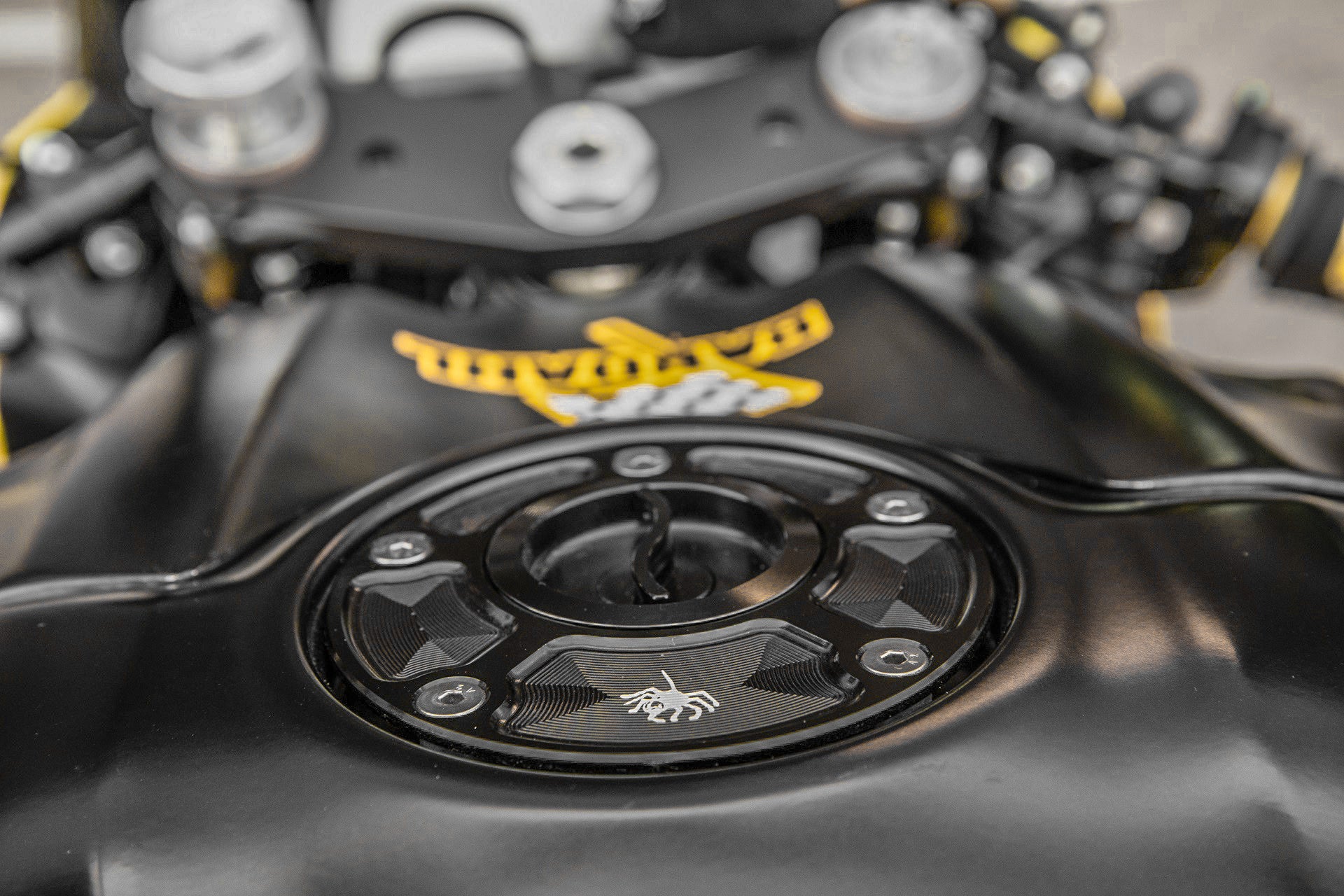 Tankdeckel mit Schnellverschluss Spider Racing Ducati Panigale V4/S/R (18-24)