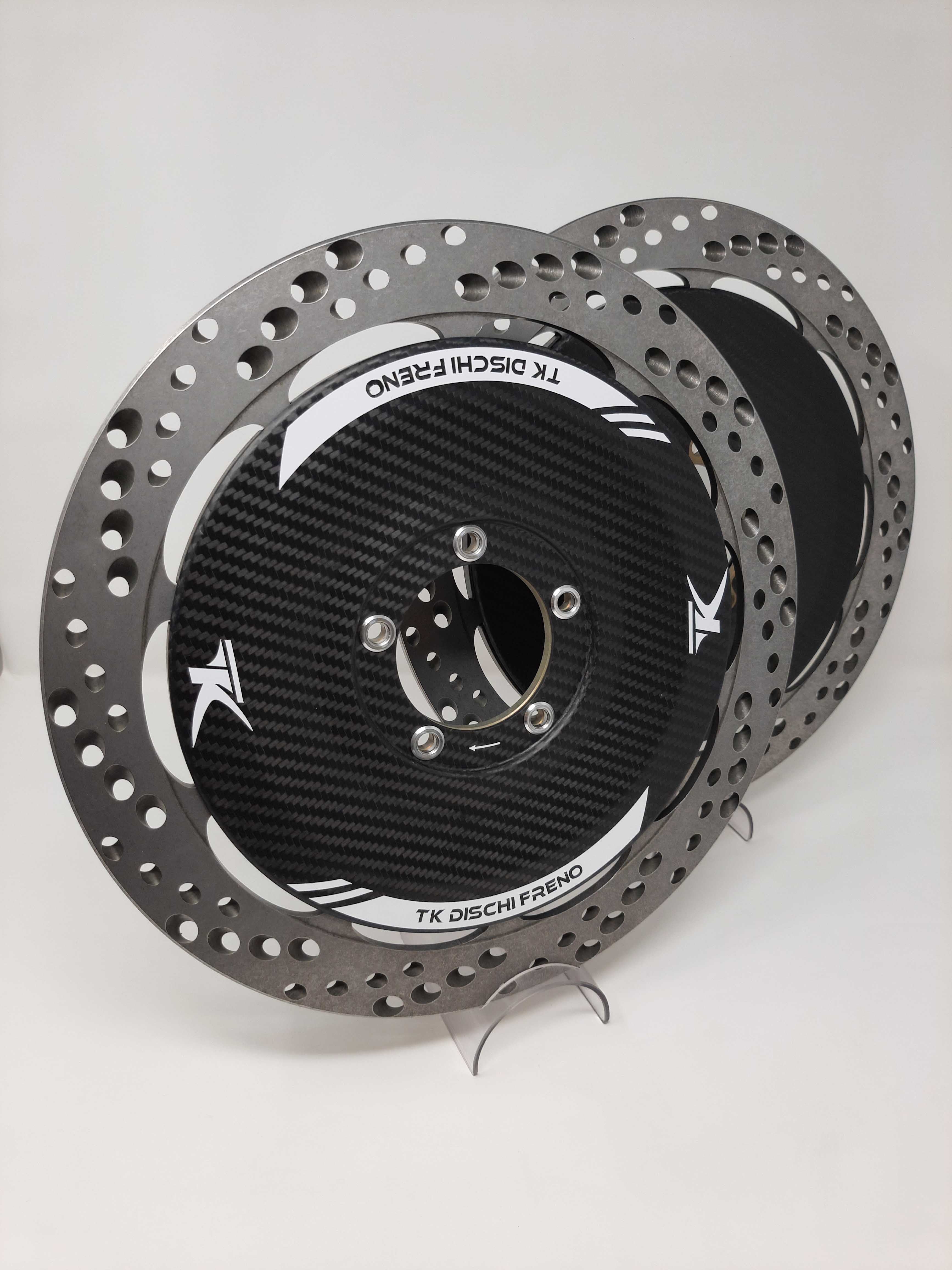 TK Dischi Freno Carbon Bremsscheibenabdeckungen Ducati Panigale V4 R (19-24)