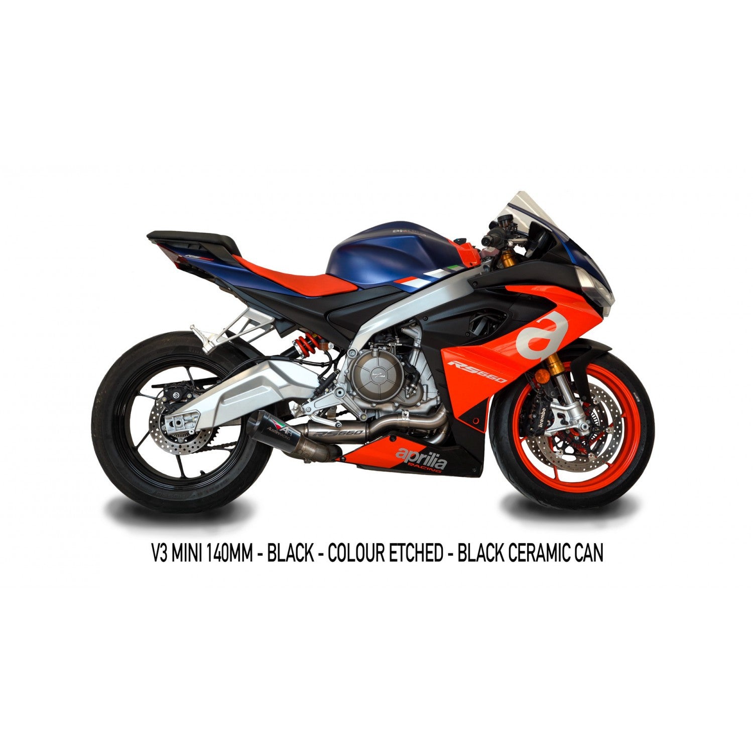 Austin Racing Titanium Komplettanlage V3 Mini Aprilia RS 660 (20-26)