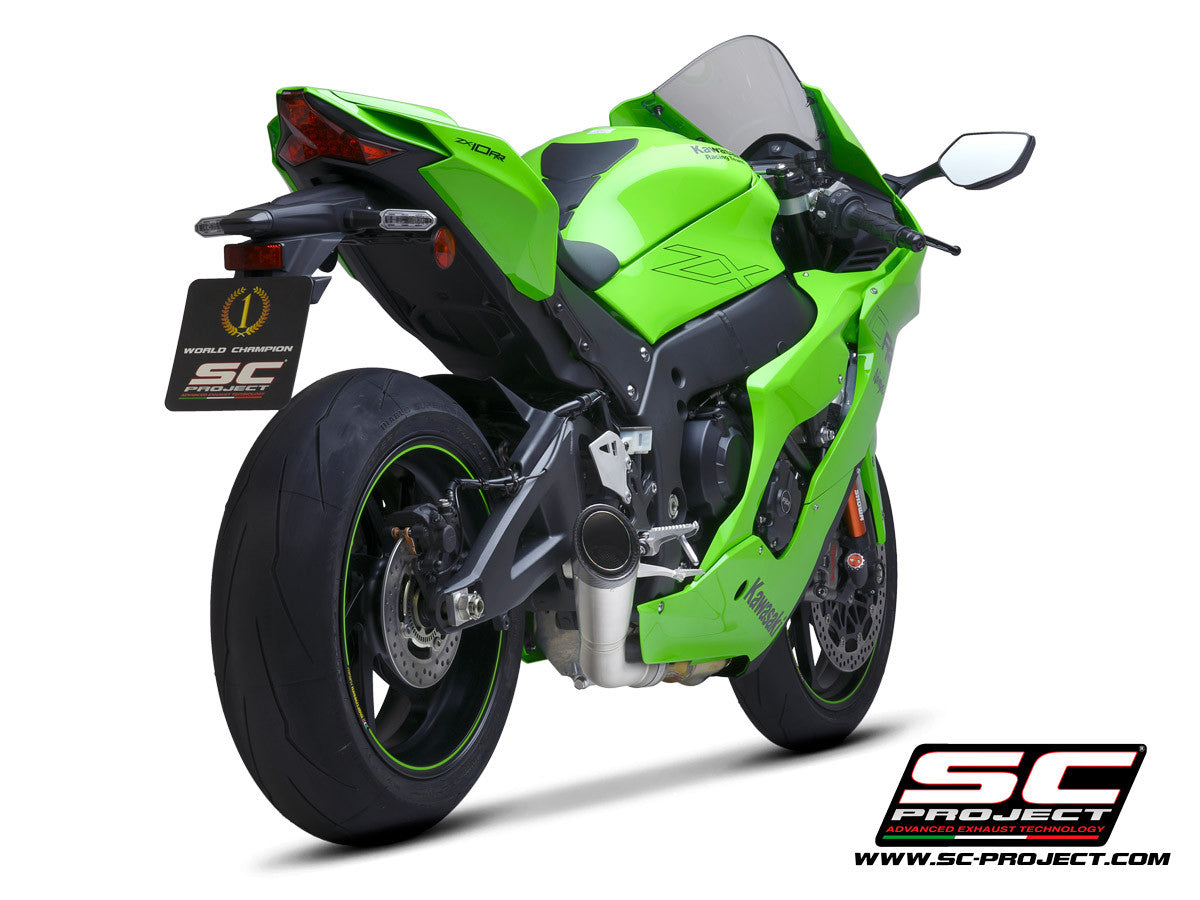 SC-Project Slip-On S1 + KAT-Ersatzrohr Kawasaki ZX-10 R/RR (21-25) K38A-DET41T