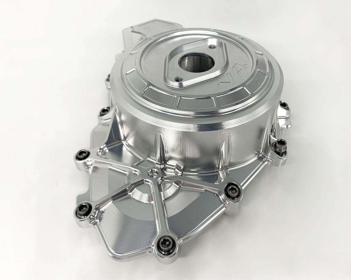 Aluminium-Motorgehäuse links mit Titanschrauben Motocorse Ducati Panigale V4/S/R (18-24)